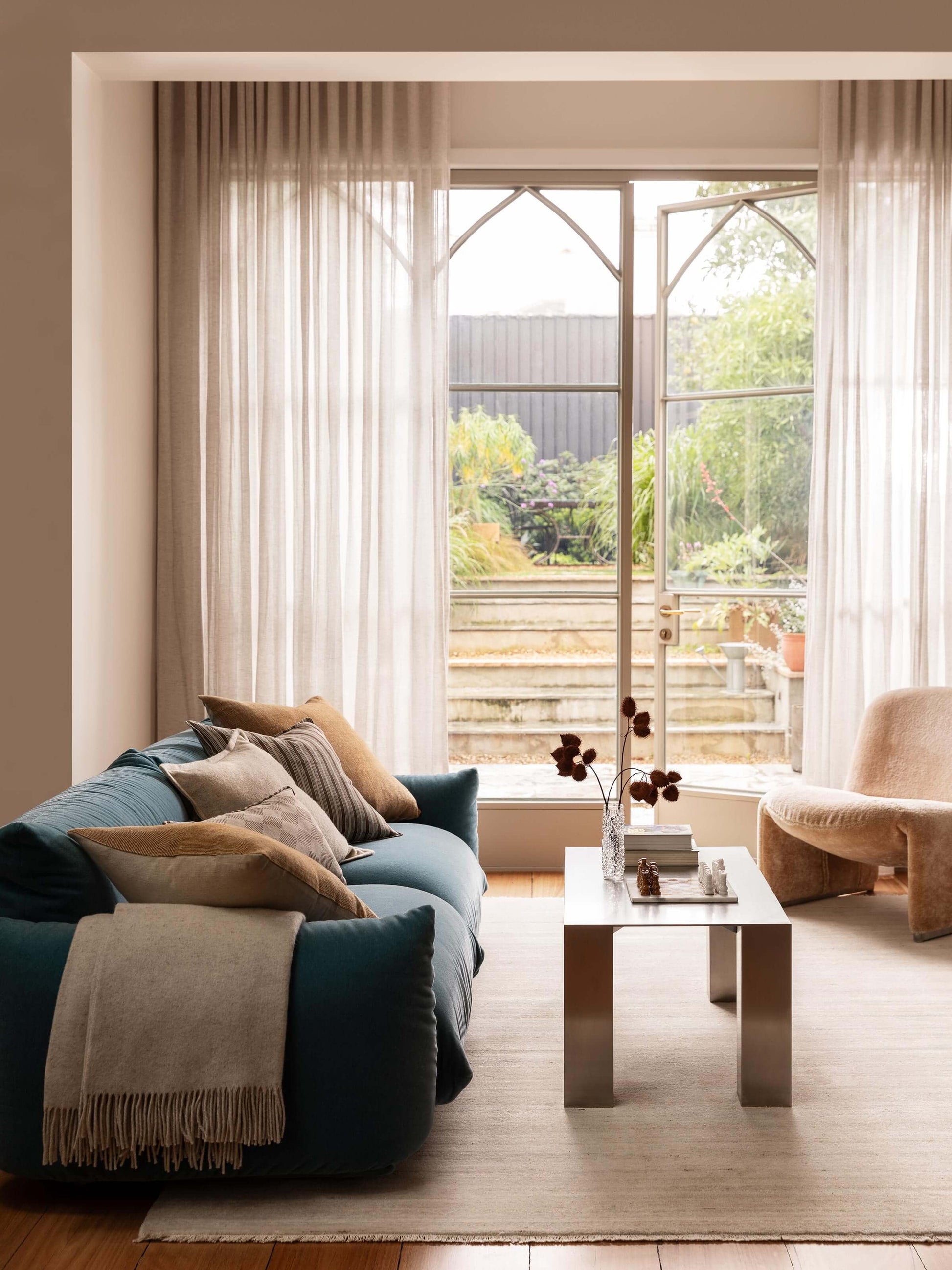 Quinn Bronze Reversible Linen Cushion
