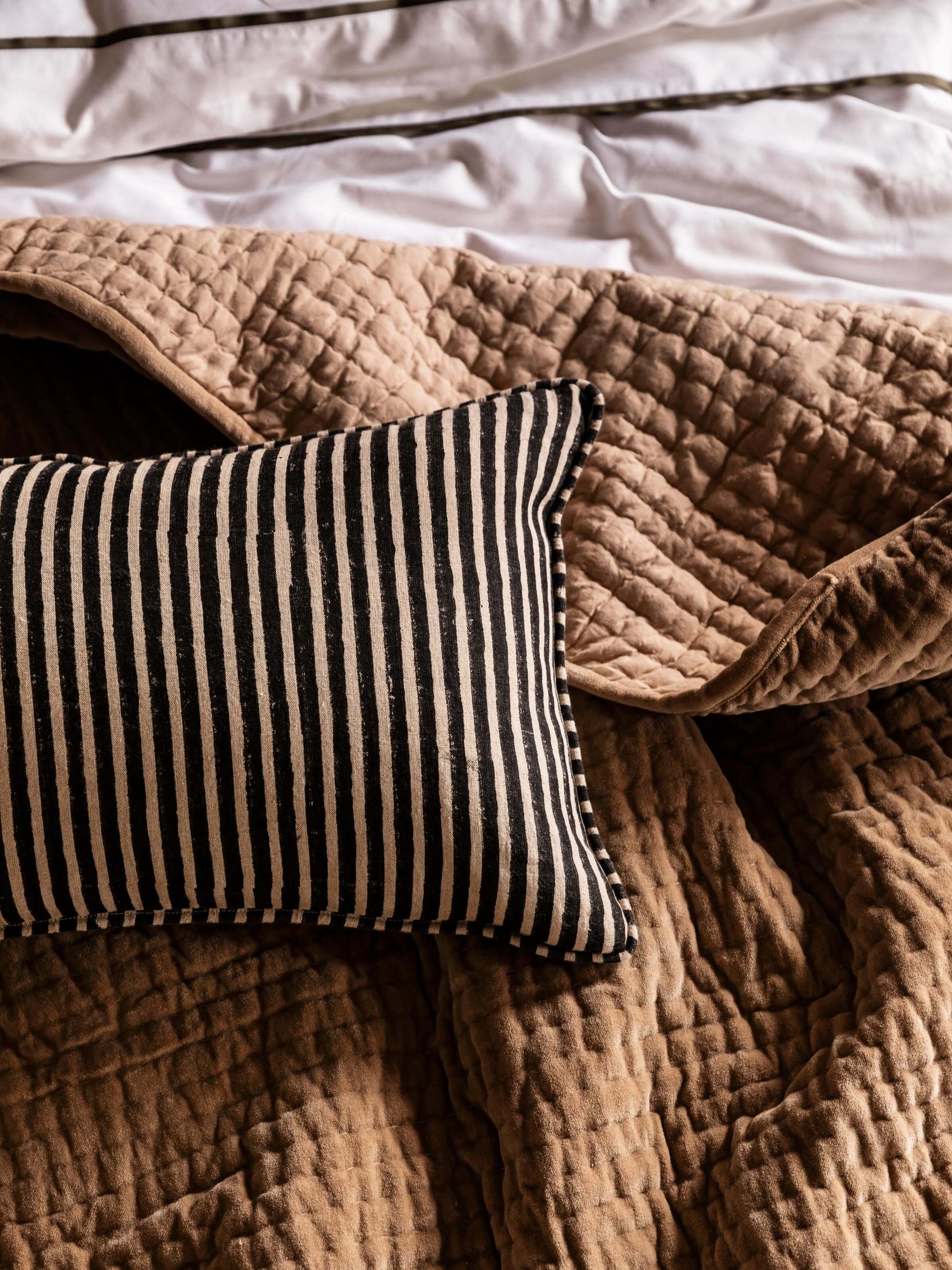 Cino Cacao Cotton Velvet Quilt