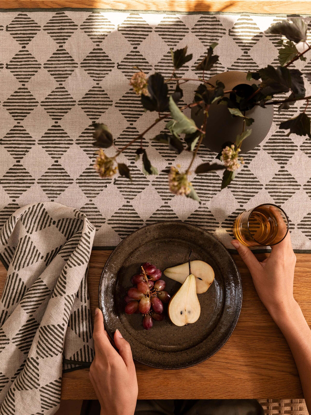 Quinn Olive Napkin Set
