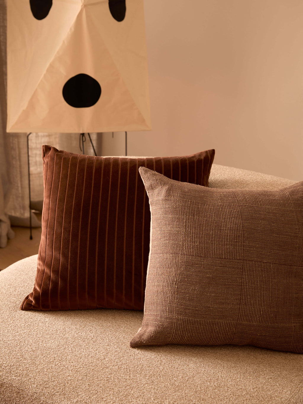 Easton Maple Velvet Cushion