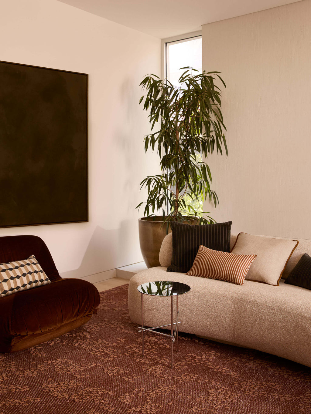 Genoa Black Reversible Linen Cushion