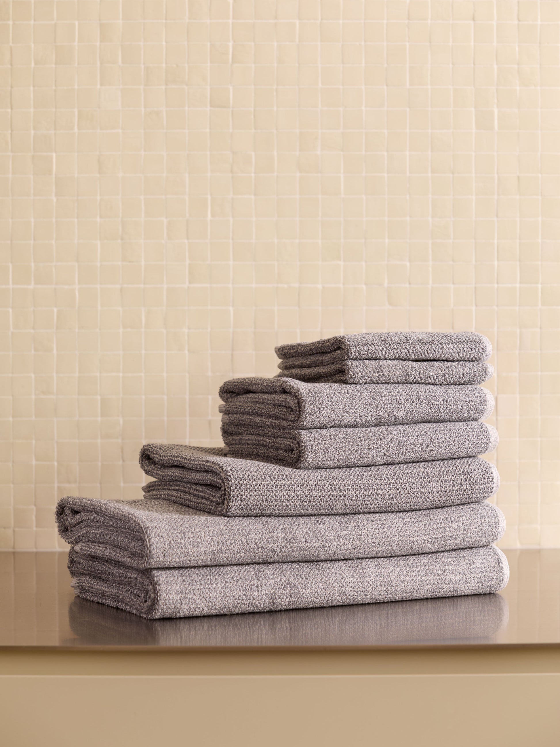 Tweed Grey Towels