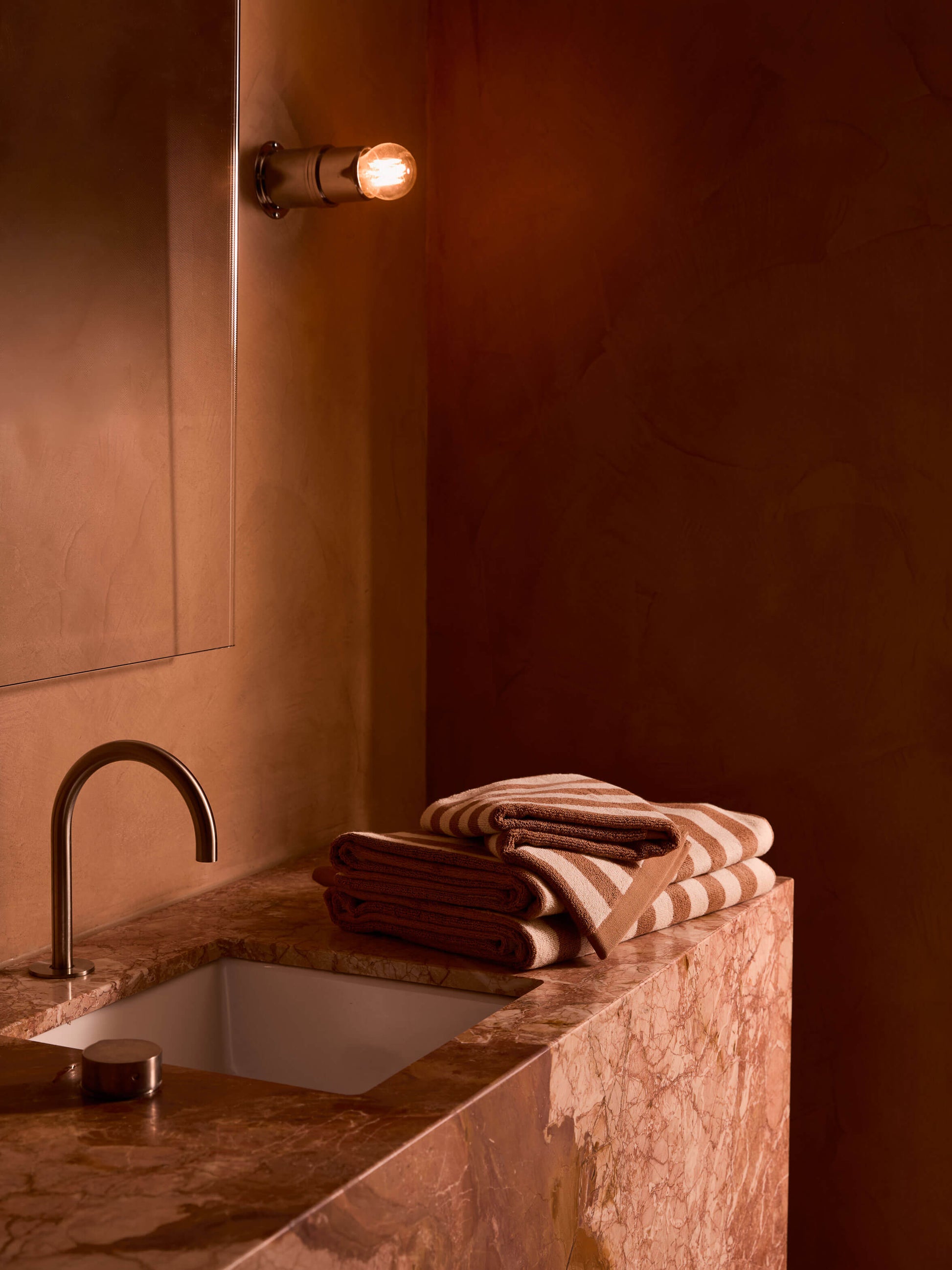 Raye Terracotta Towels
