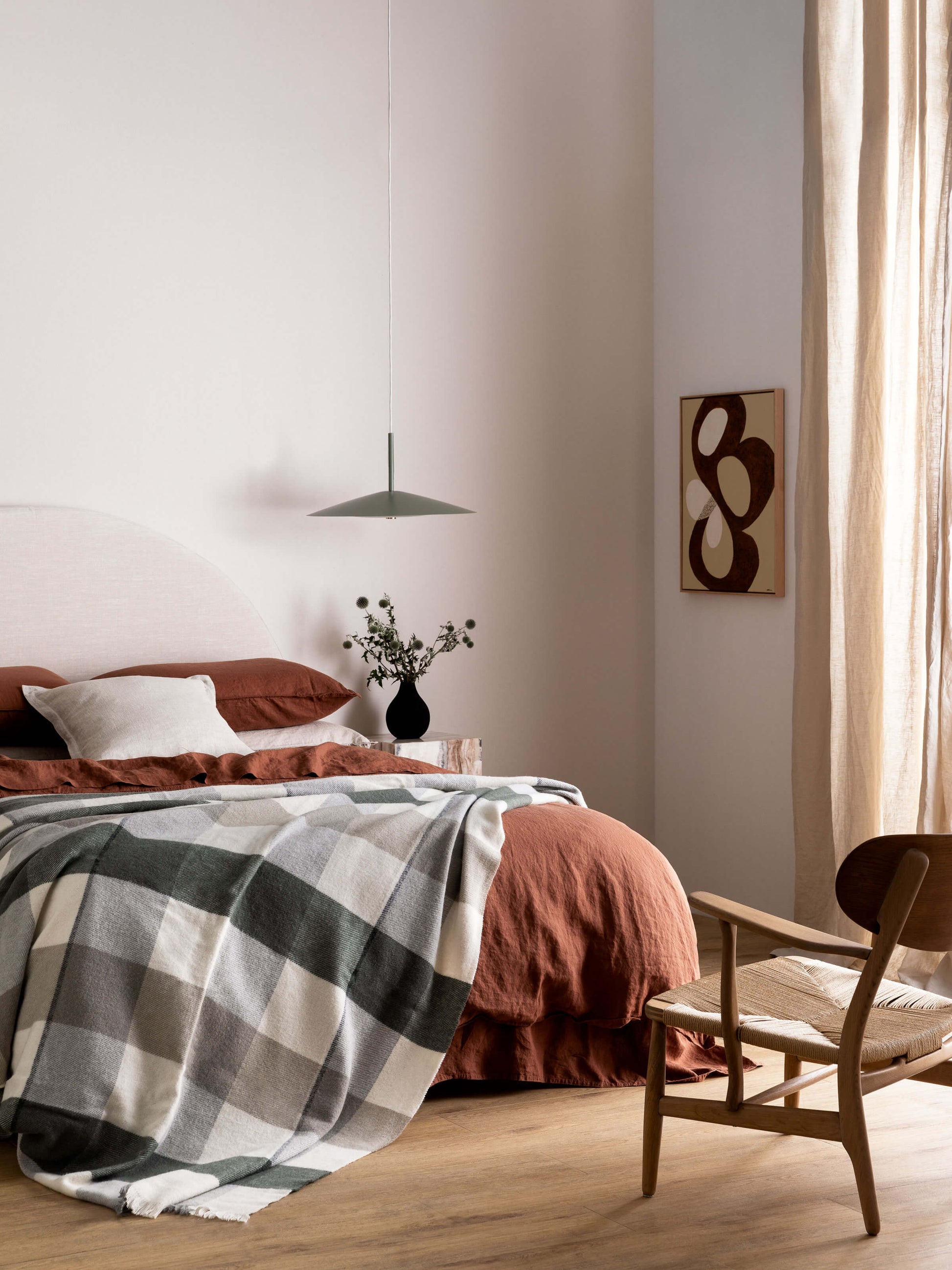 Echo Natural Pure Linen Cushion