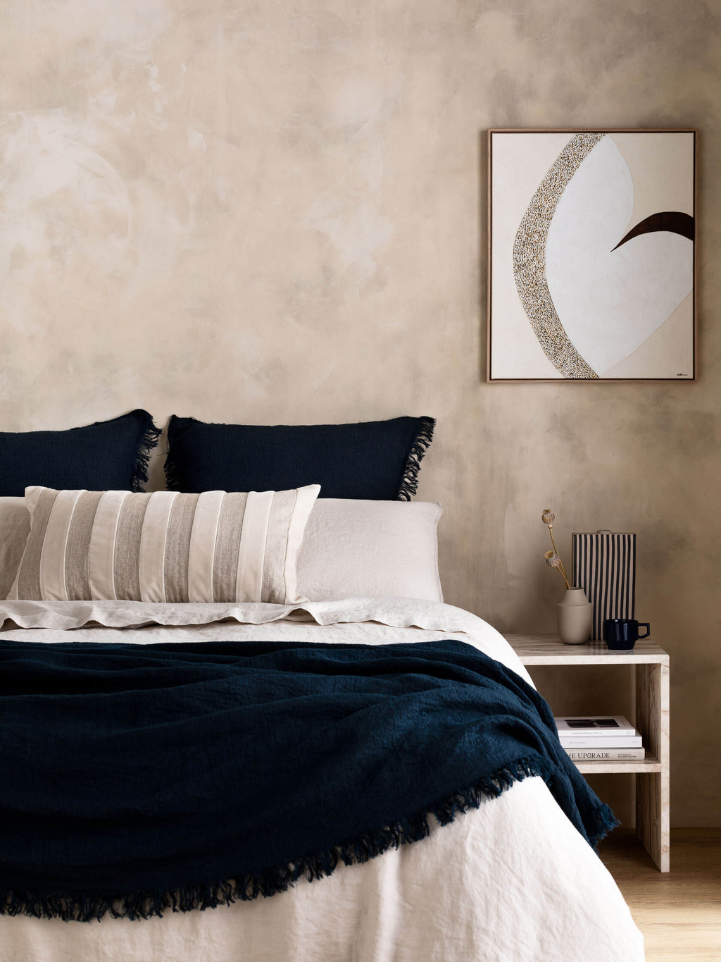 Mondo Oatmeal Organic French Linen Sheet Set