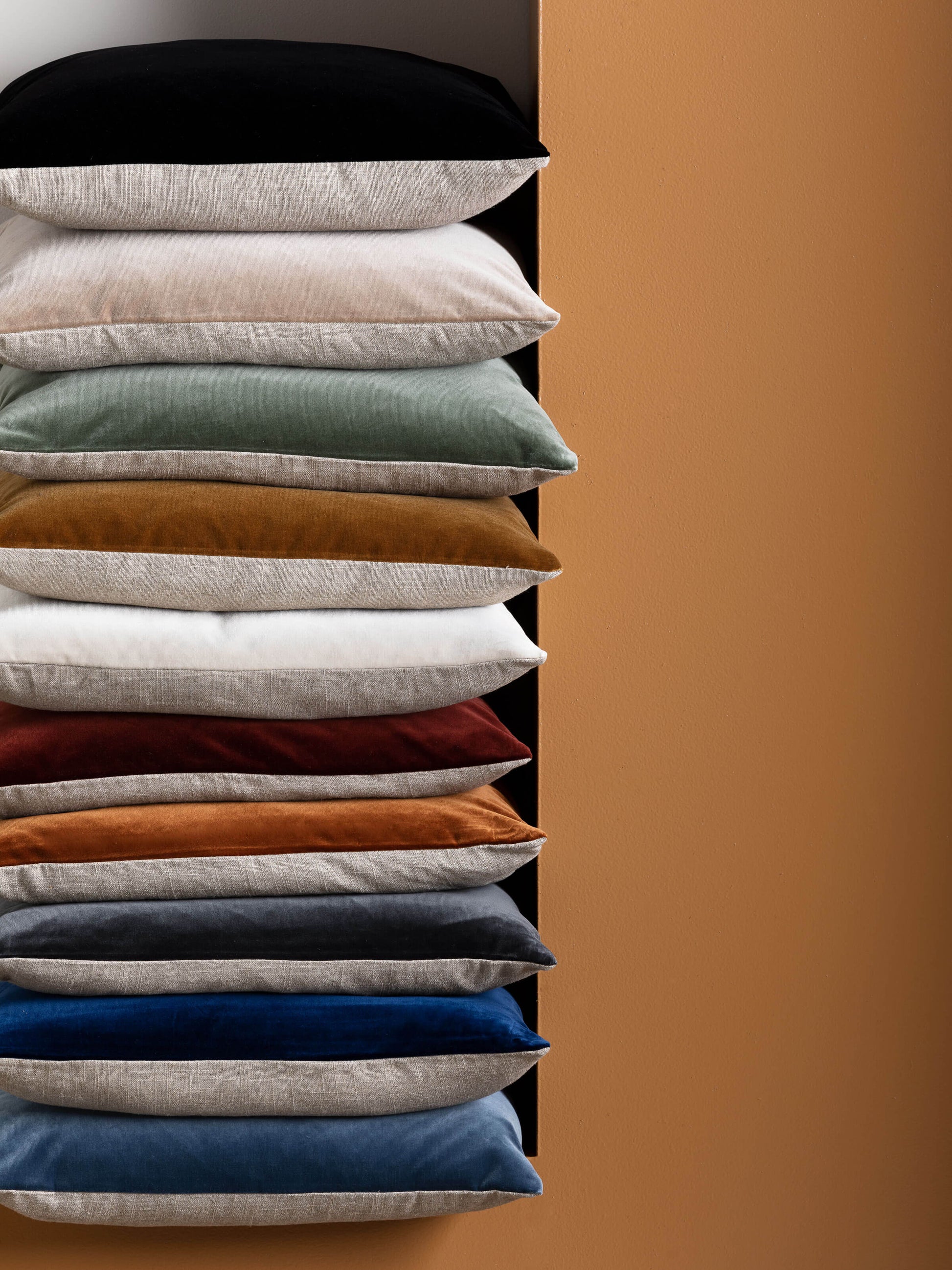 Etro Almond Velvet Cushion