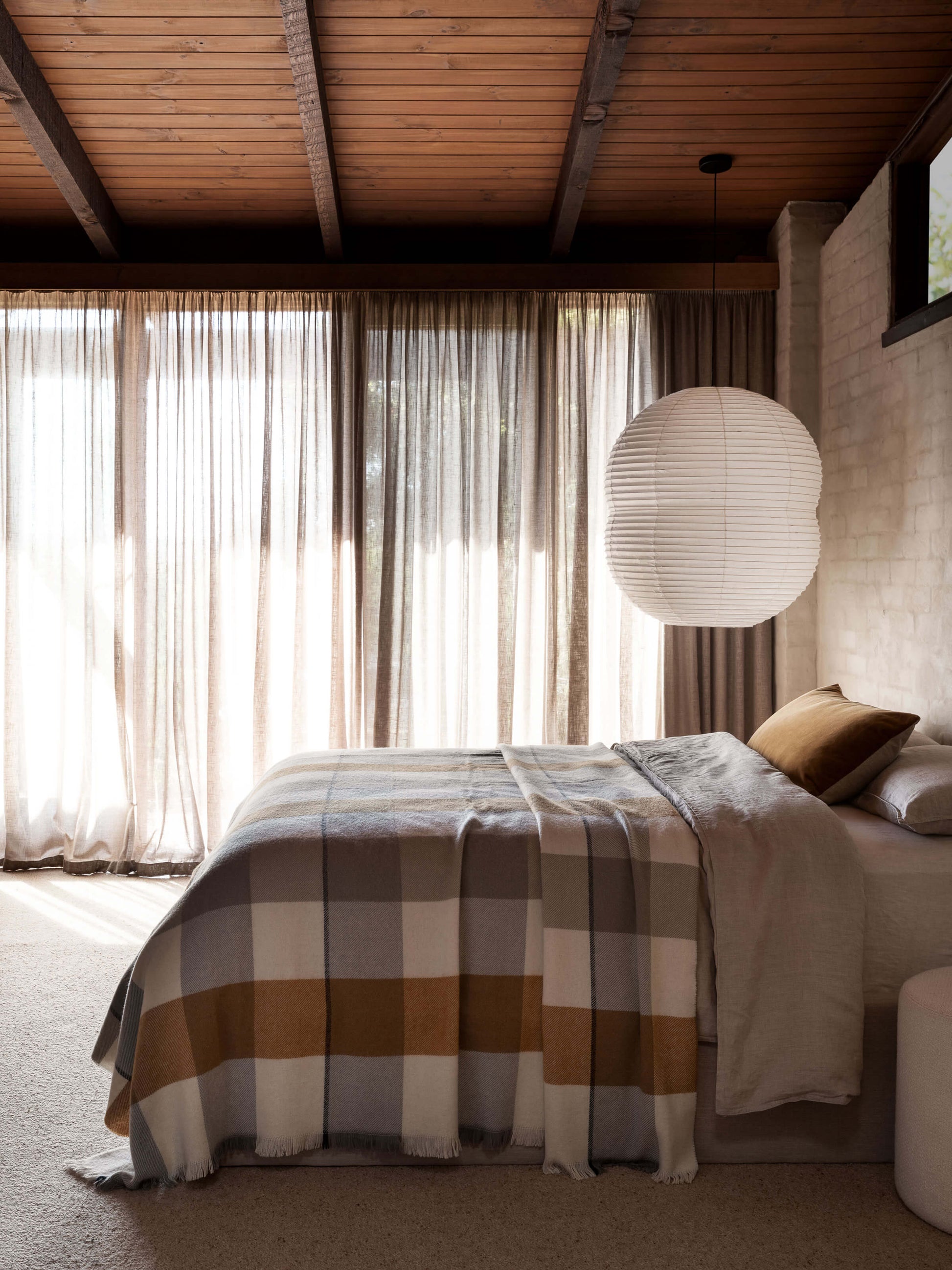 Alby Toffee Australian Wool Blanket