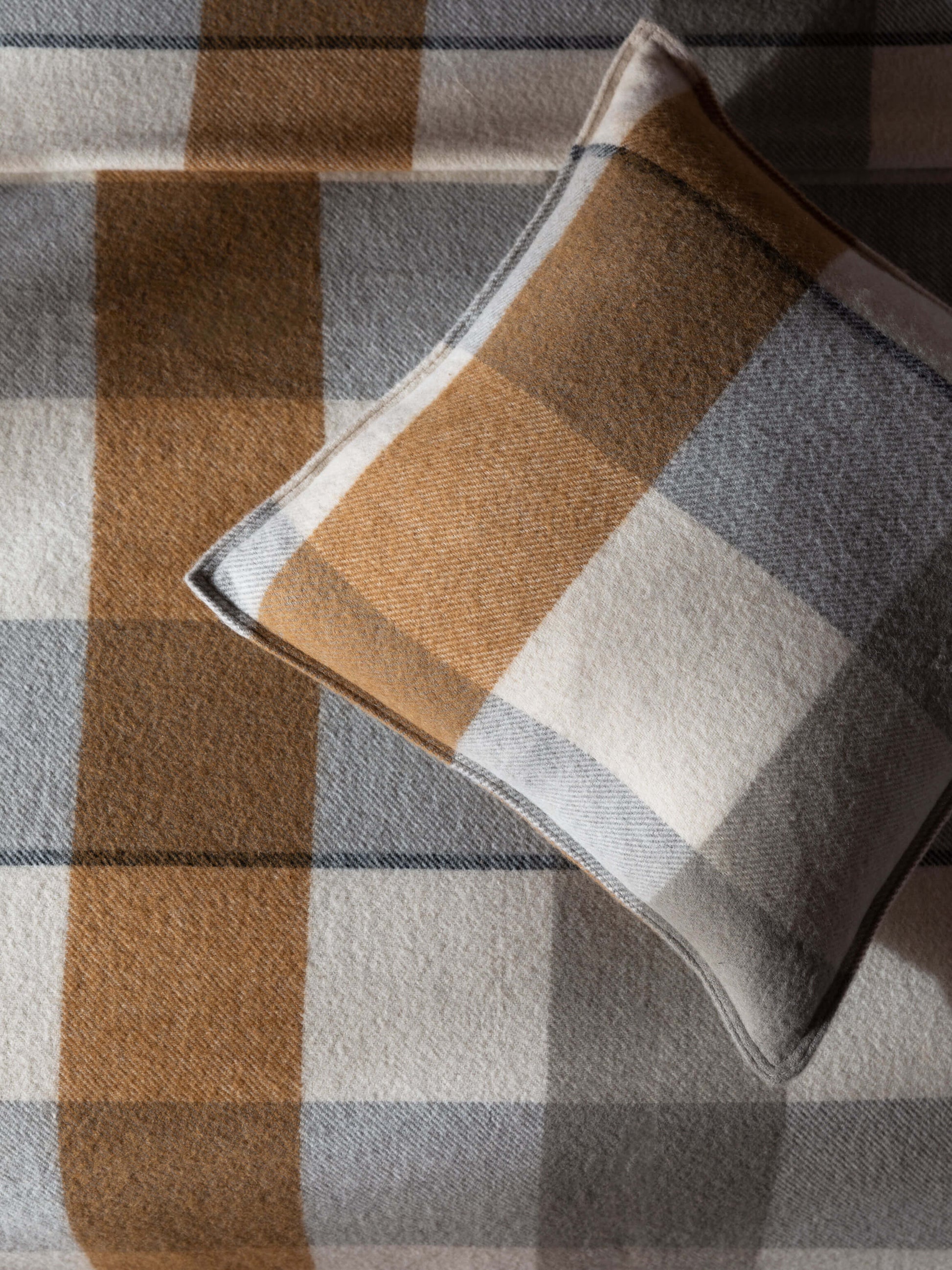 Alby Toffee Australian Wool Blanket