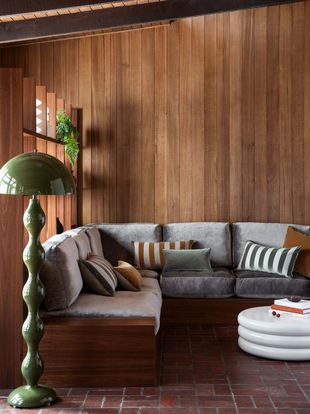 Etro Toffee Velvet Cushion