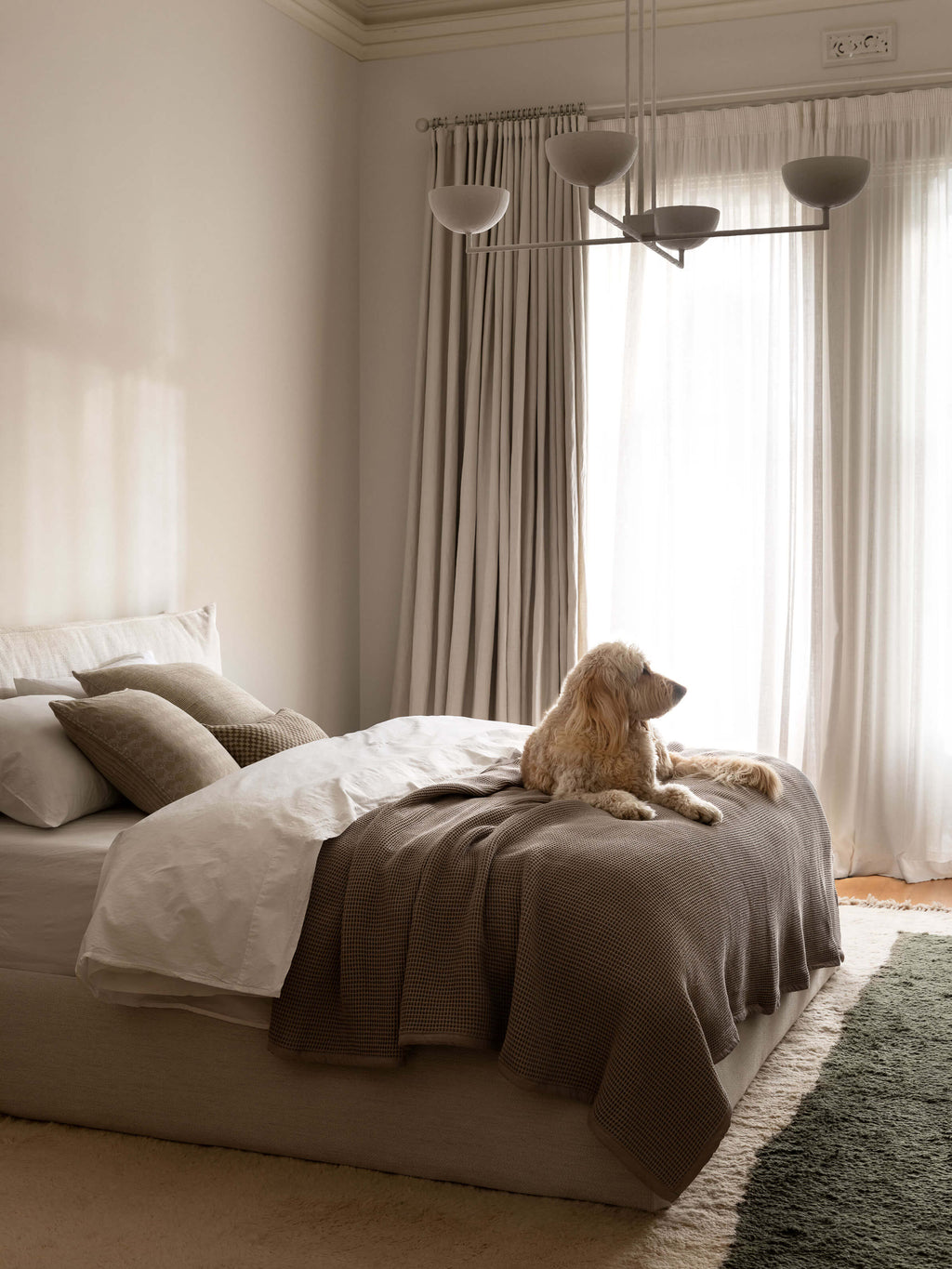 Nordic White Portuguese Cotton Sheet Set