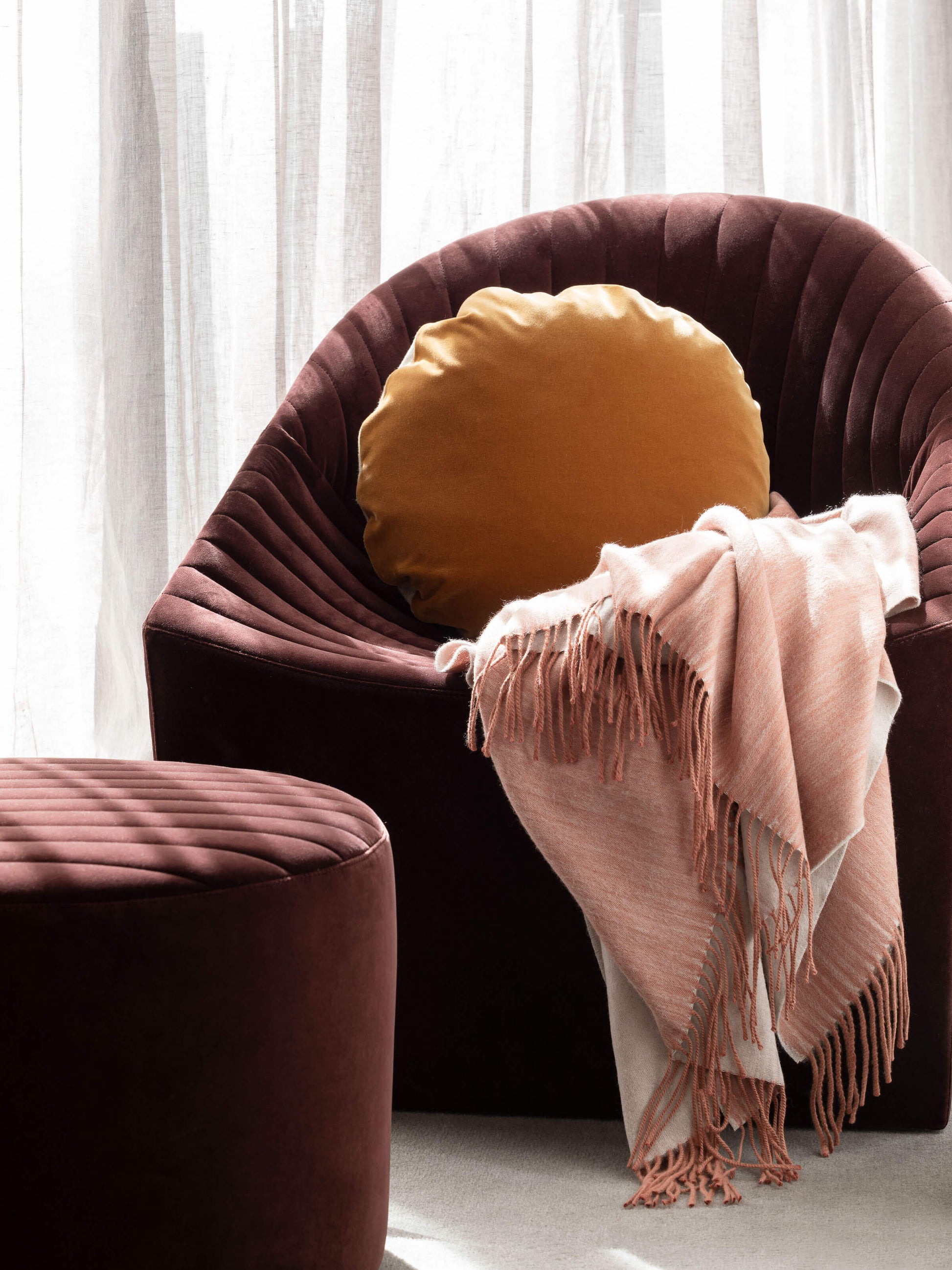 Mix Earth Cashmere/Australian Wool Throw