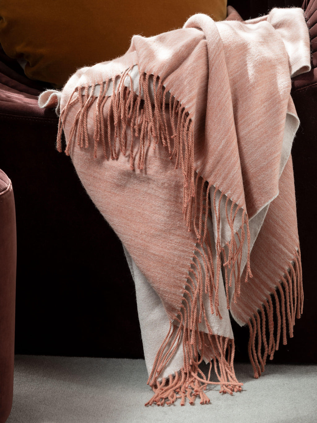 Mix Earth Cashmere/Australian Wool Throw
