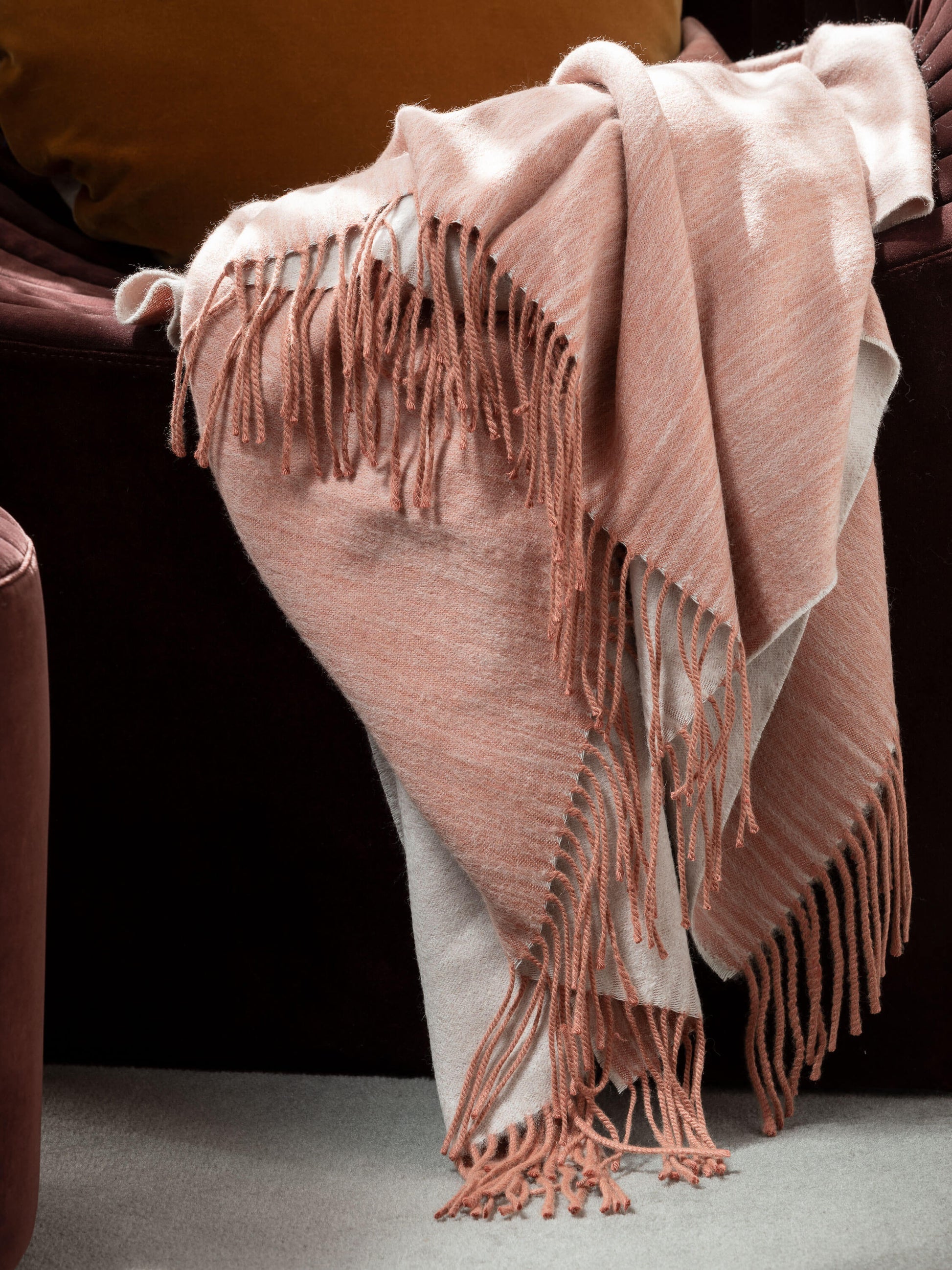 Mix Earth Cashmere/Australian Wool Throw