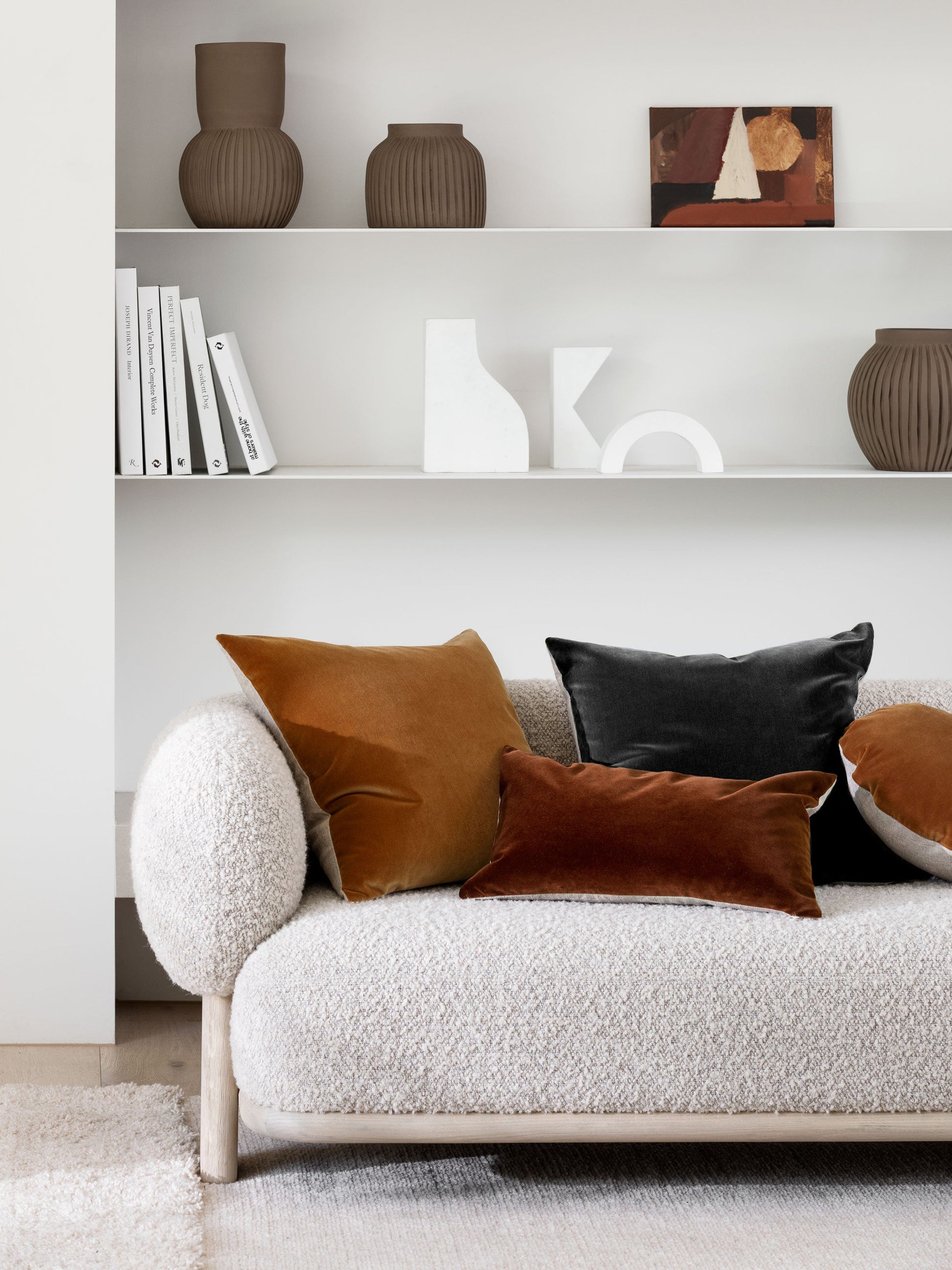 Etro Toffee Velvet Cushion