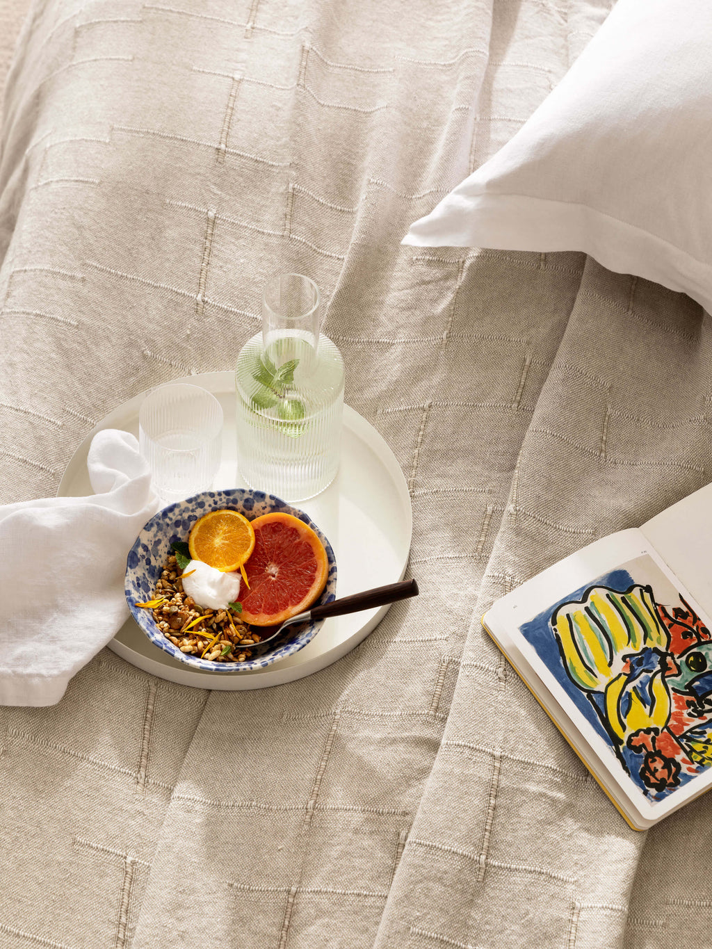Avenue White Linen & Cotton Pillowcases