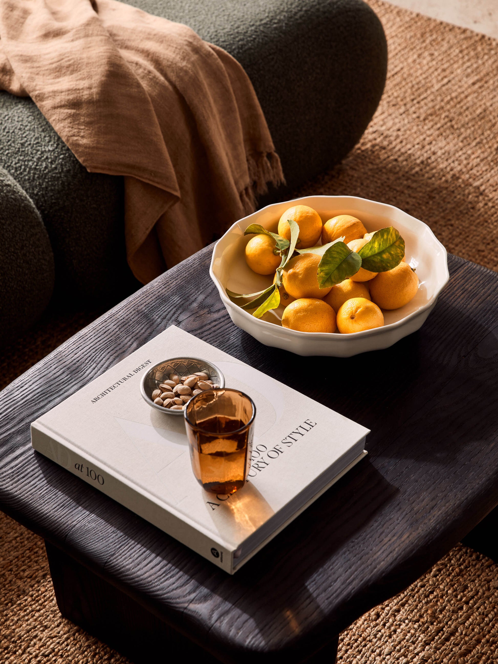 Burton Cafe Heavy Linen Throw