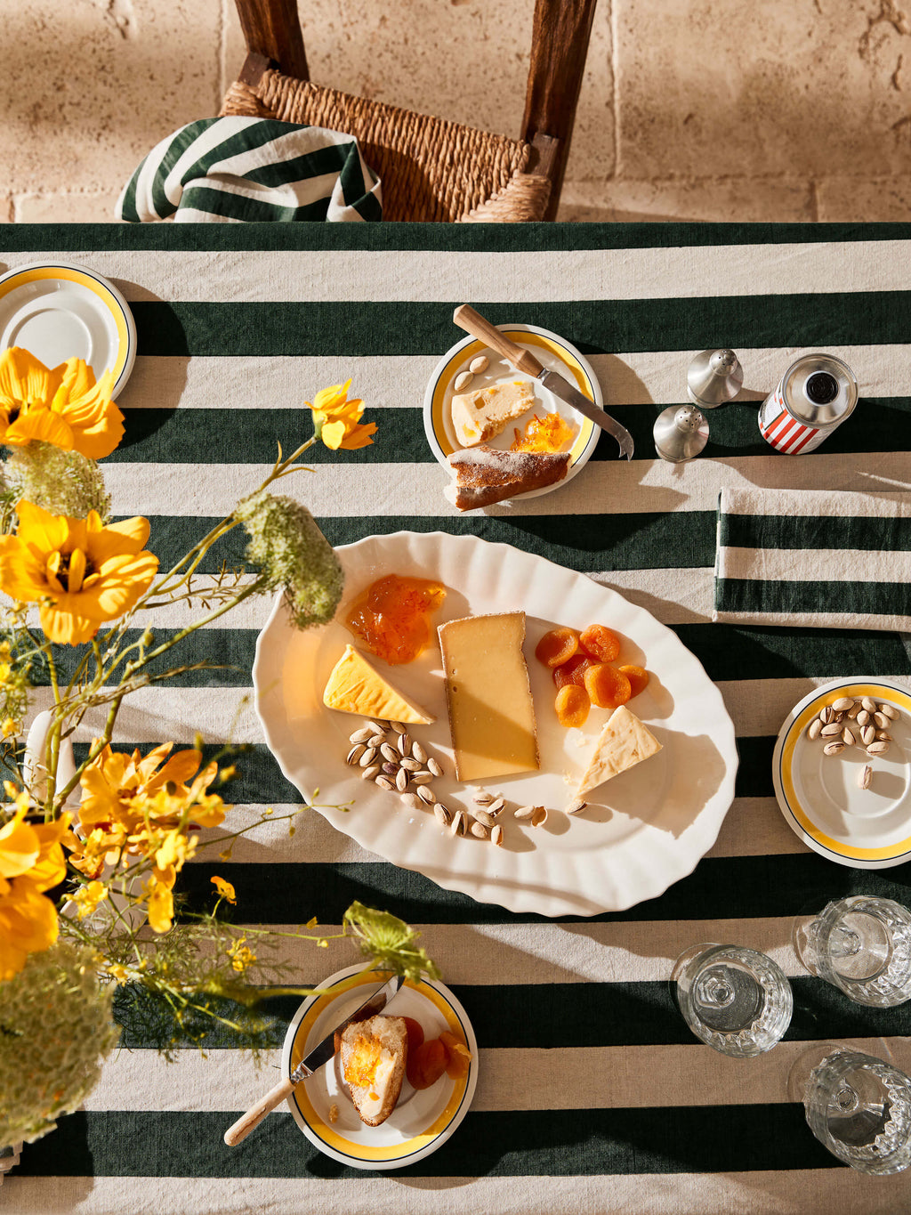 Riviera Jade Table Cloth