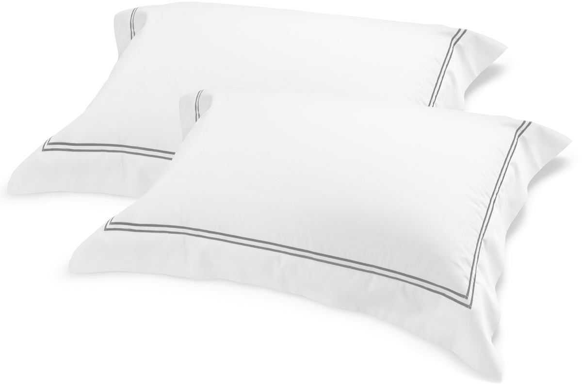 Classique Grey Tailored Pillowcases