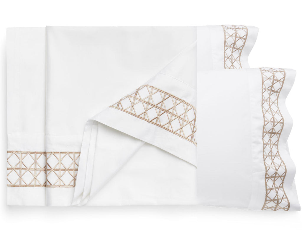 Rattan Flat Sheet Set - Fawn