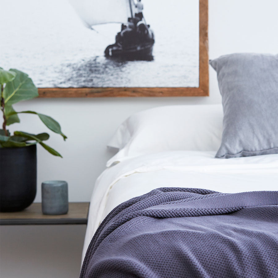 Sala Lounge Blanket - Charcoal