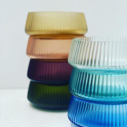 Iguassu Cut Glass Mini Bowl in Frost
