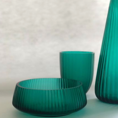 Cut Glass Vase Small in Bermuda