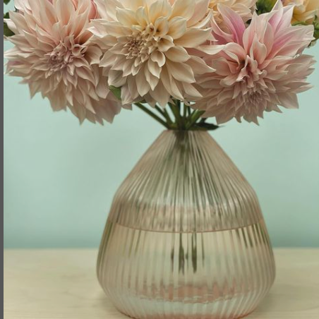 Conical Glass Vase Mini in Gold