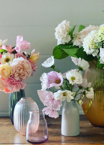 Cut Glass Pod Vase in Bermuda