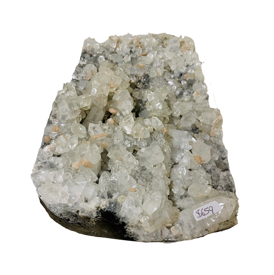 Apophyllite Cluster - Blue/Peach Large