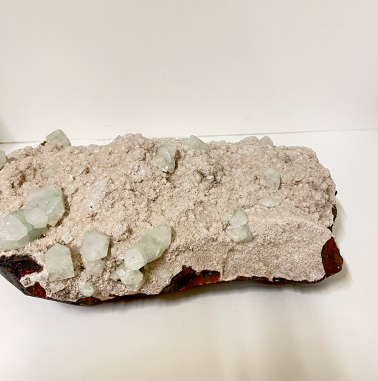 Apophyllite Pink/Green Cluster