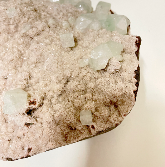 Apophyllite Pink/Green Cluster