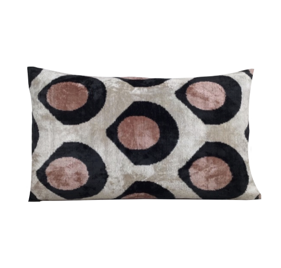 Silk Velvet Dotti Cushion