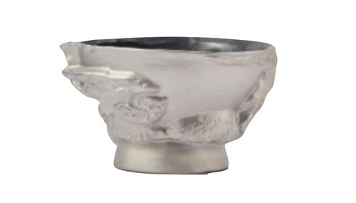 Fossil Bowl in Pewter