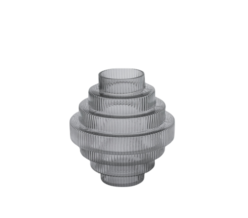 Terrace Vase in Smoke