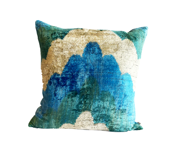 Silk Velvet Cliff Cushion