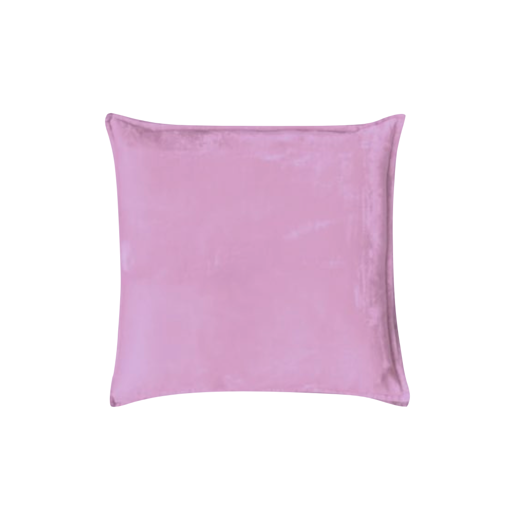 Silk Velvet & Linen 50x50cm Cushions in Lilac