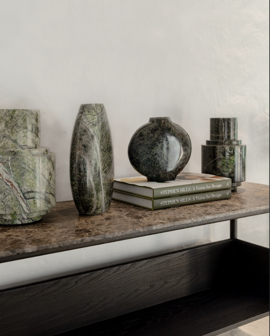 Celeste Vase Forest Green