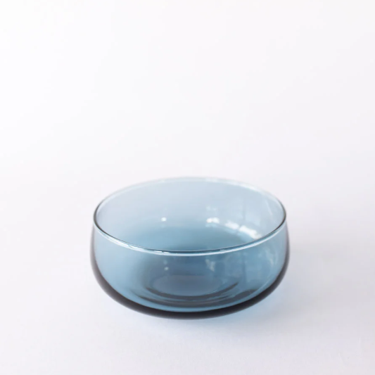 Kellie Glass Bowl in Bluebell