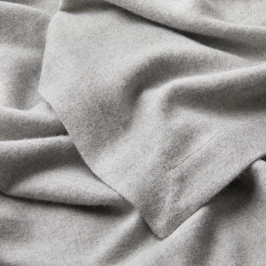 Selva Baby Alpaca Throw - Nickle