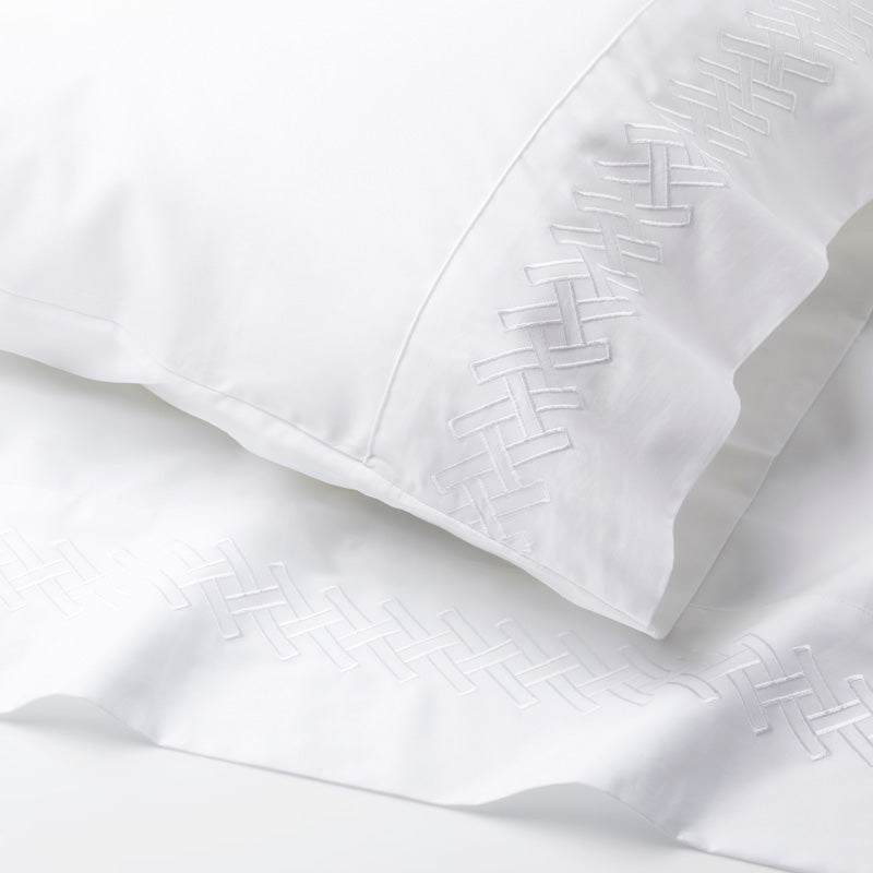 Siena Flat Sheet Set - White