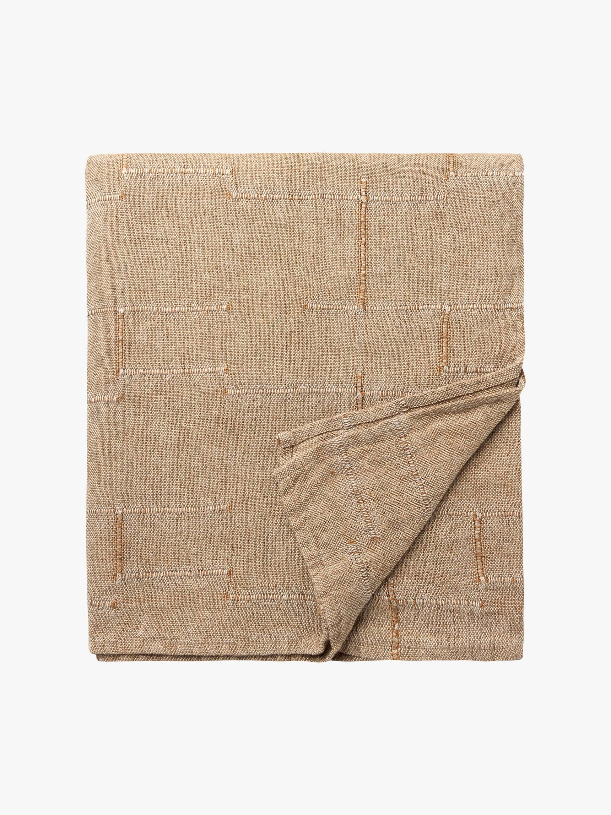 Palermo Caramel French Linen Bedcover