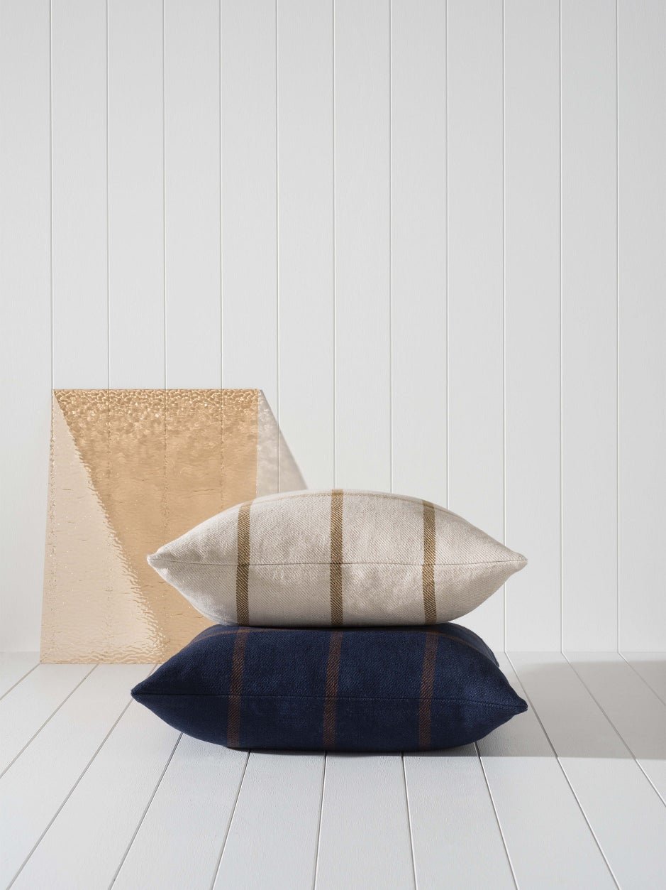 Bento Woven Cushion in Natural/Bronze
