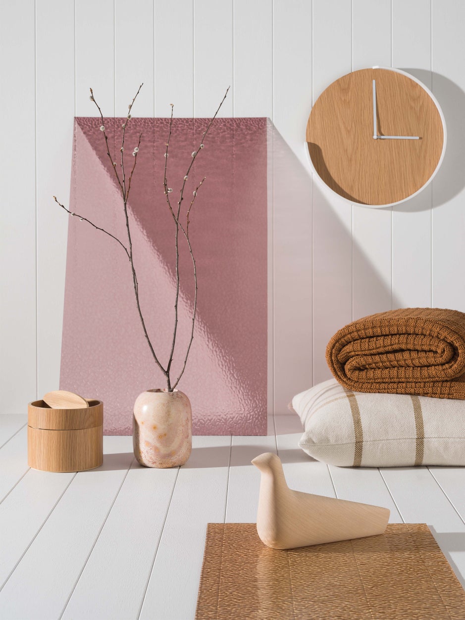 Bento Woven Cushion in Natural/Bronze