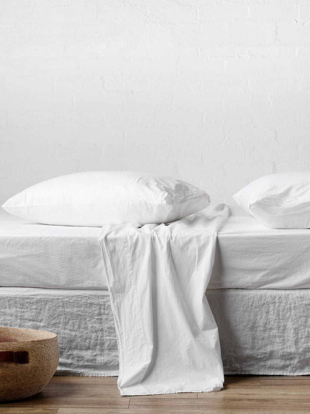 Nordic White Sheet Set Sheet Set L&M Home Single
