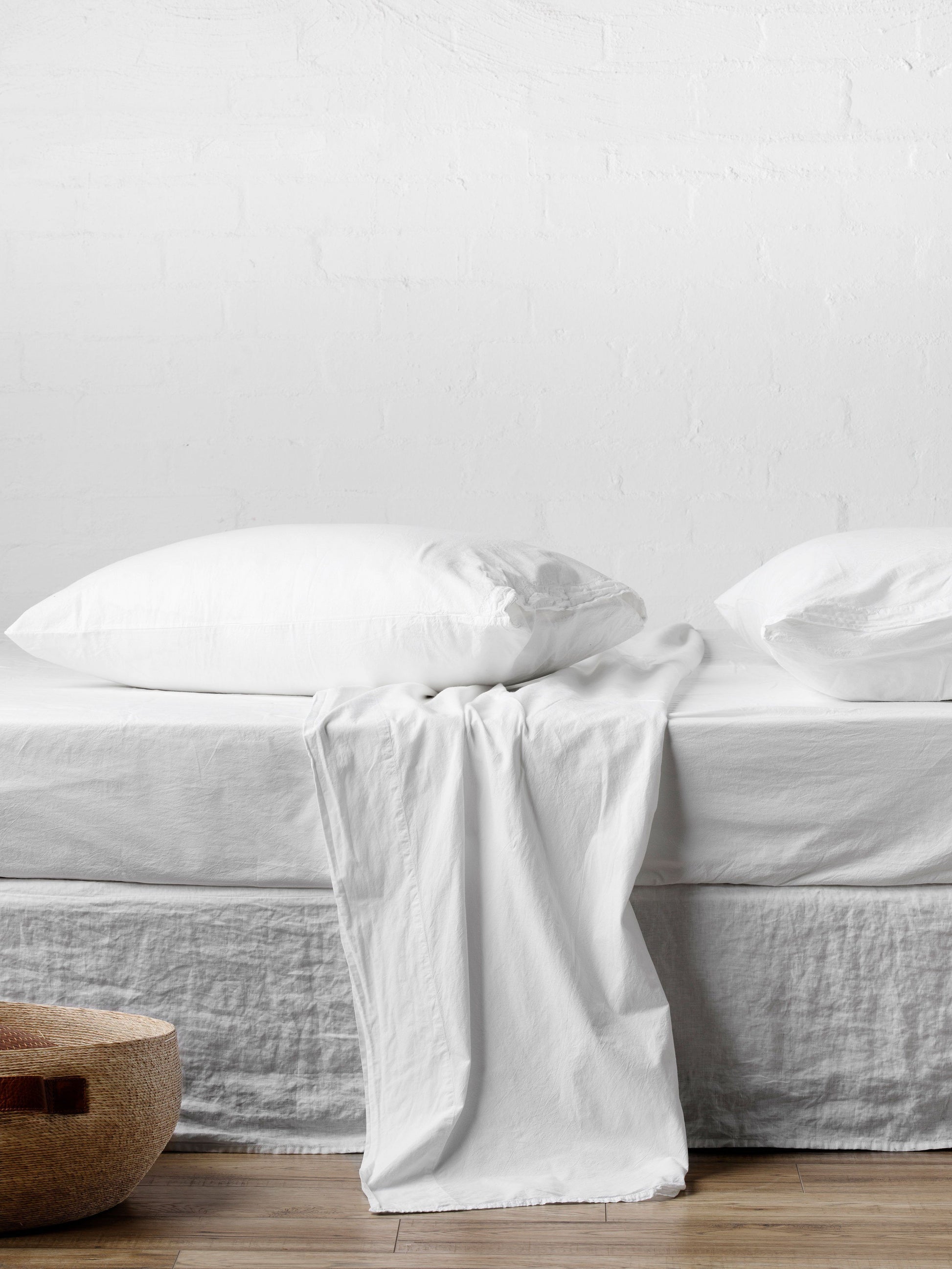 Nordic White Sheet Set Sheet Set L&M Home Single