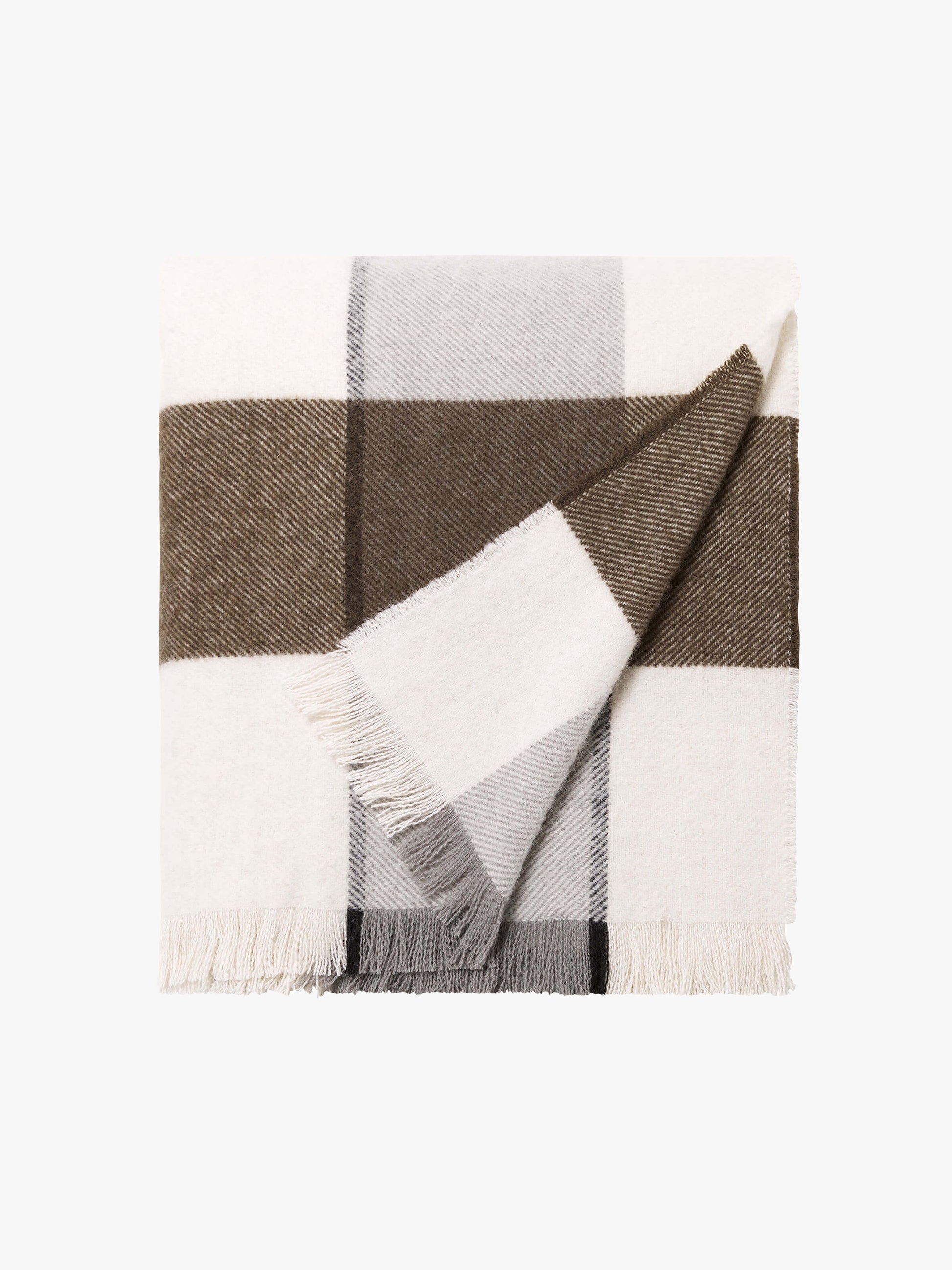 Alby Chocolate Australian Wool Blanket