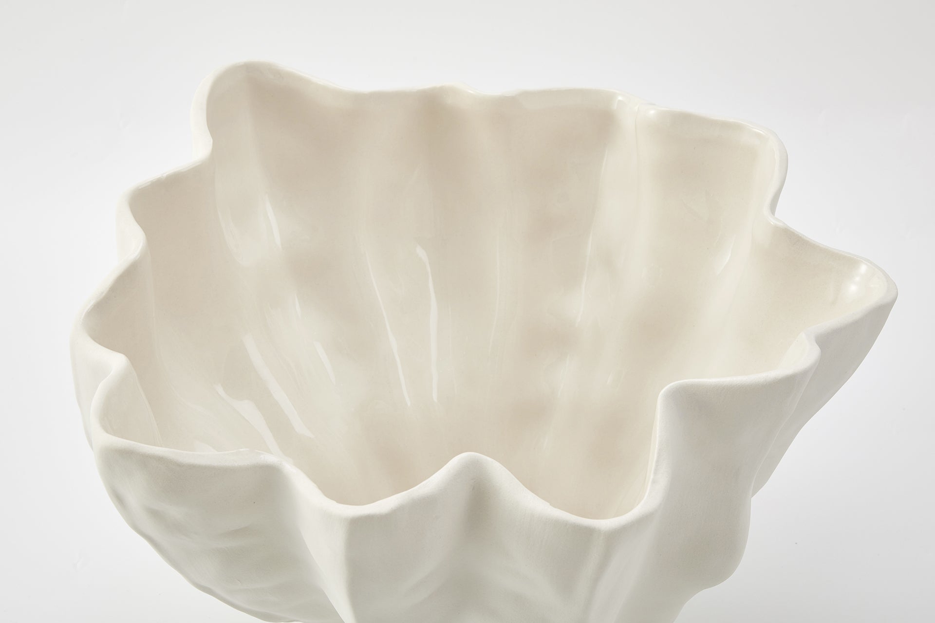 Flute Bowl in Ivory