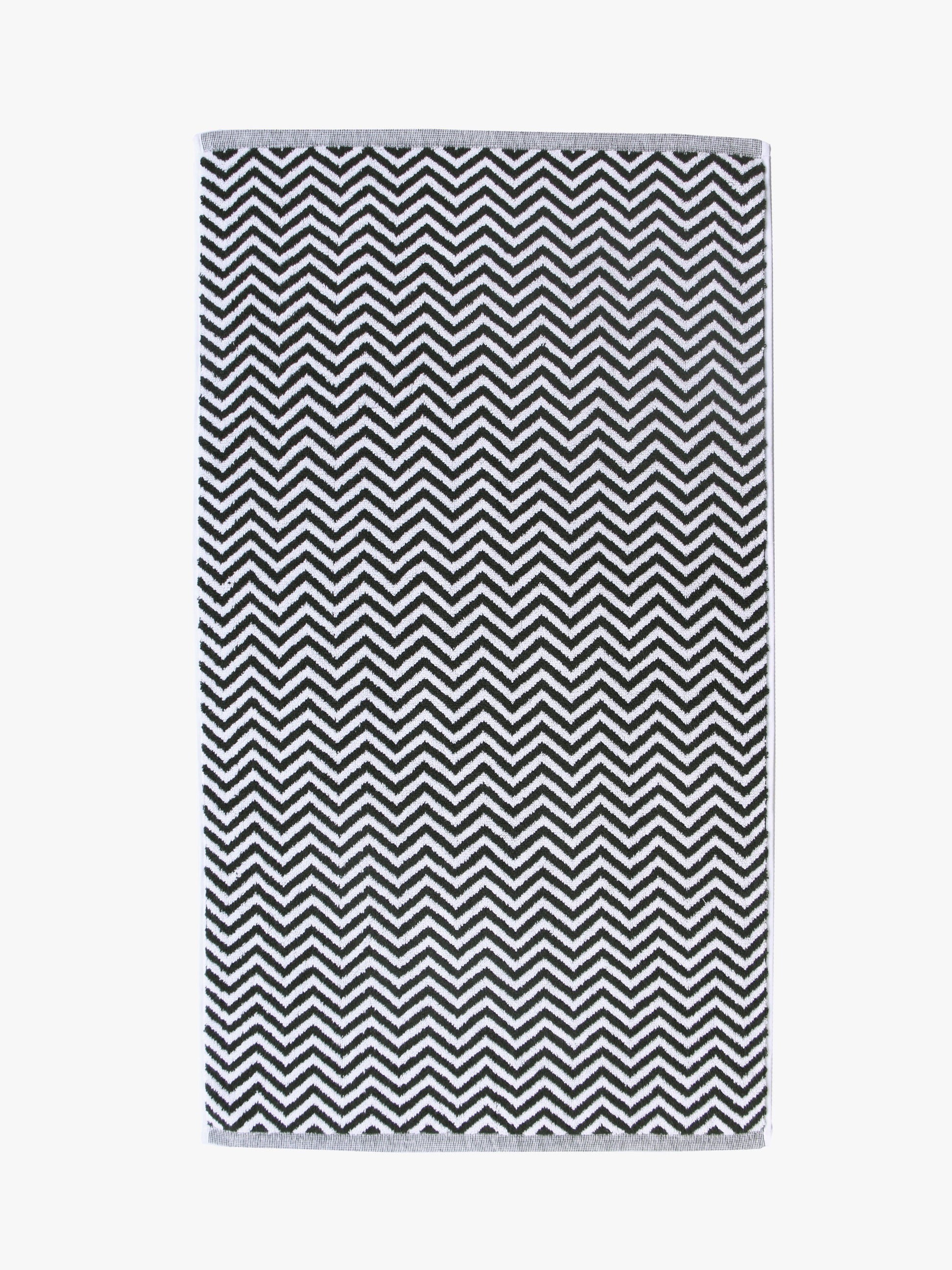 Herringbone Black/White Towels Cool Galah L&M Home
