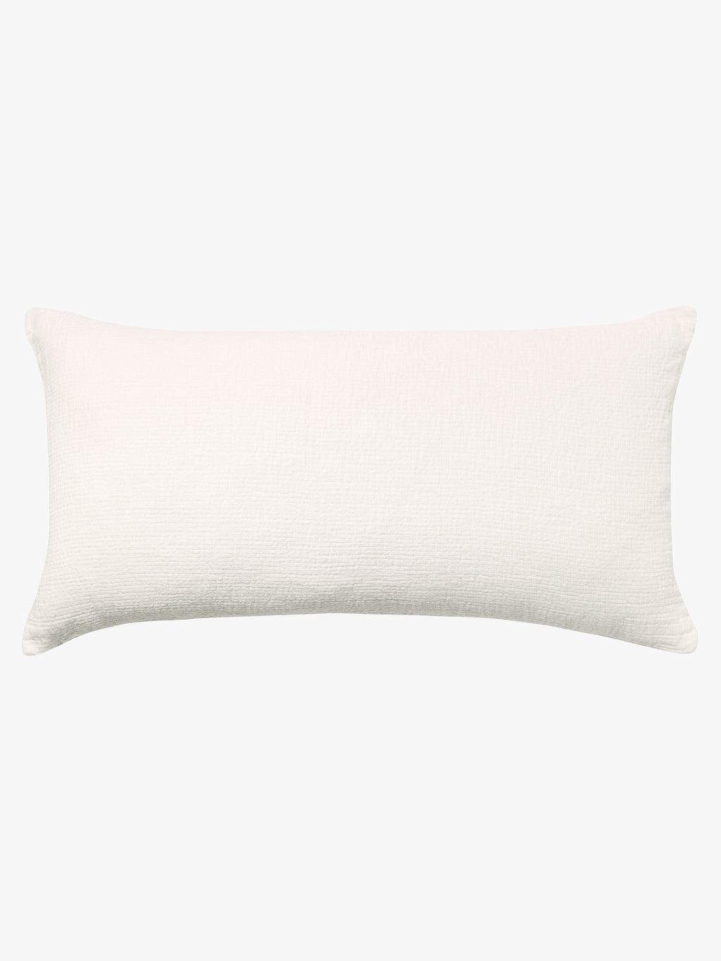 Ava Chalk Pure Linen Lumbar Cushion