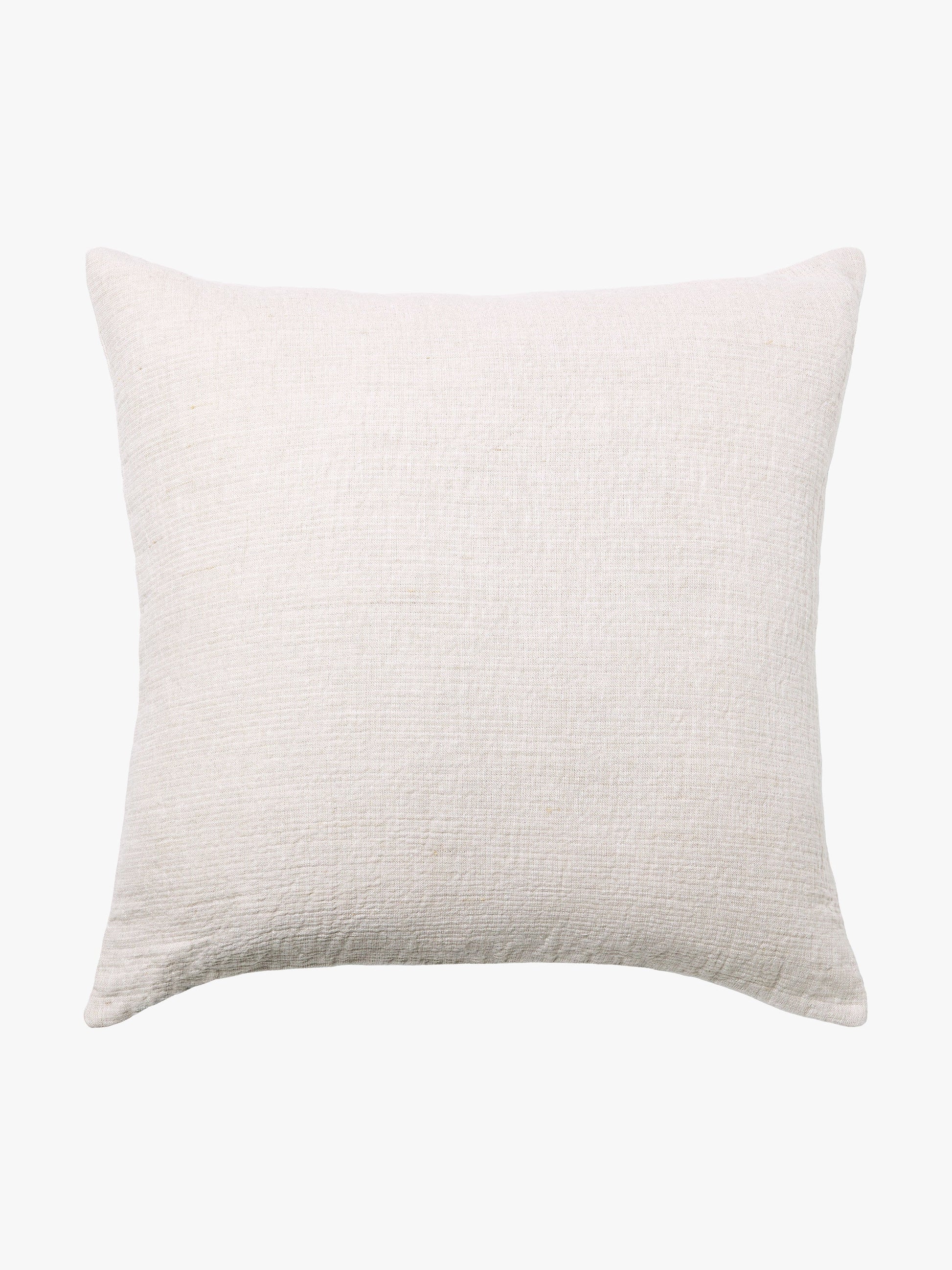 Ava Nougat Pure Linen Cushion